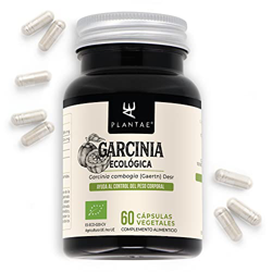 GARCINIA CAMBOGIA BIO * Plantae * 60 cápsulas vegetales * Inhibidor natural del apetito + Efecto saciante + Quemagrasa * 60% mín. en ácido hidroxicítr características