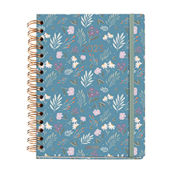 Miquelrius - Agenda anual 2023 Slow Life - Semana Vista - Tamaño 155 x 213 mm (aprox A5) - Cubierta rígida - Encuadernación espiral - Multilingüe - Fl precio