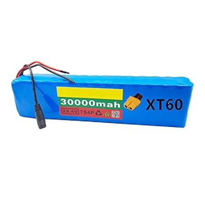 Batería de Bicicleta eléctrica de Iones de Litio 7S4P, Paquete de batería de Litio de 29.4V 30Ah EBike Battery, con Cargador 29.4V 2A, para Scooter de