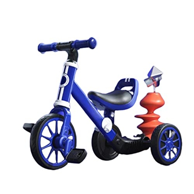 ANUGU Triciclo para niños, Apto para niños de 2 a 4 años, Triciclo para niños con Ruedas Delanteras Grandes, Pedales Desmontables, el Asiento Puede Le