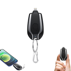 ARAAO 1500mAh Mini Power Emergency Pod Keychain Phone Charger,Keychain Portable Charger for iPhone or Type-c,Key Ring Cell Phone Charger,Portable Emer características