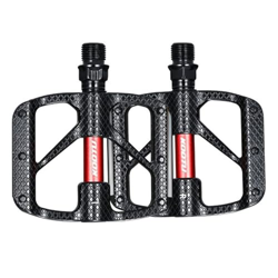 WGZNYN Pedales MTB Pedales de Bicicleta de montaña Bicicleta BMX/Pedal de Bicicleta de montaña 9/16 Universal con Accesorios de Piezas de Placa Reflec precio