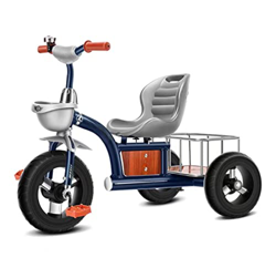 ANUGU Triciclos para niños, Bicicletas de Pedales, triciclos Multiusos, niños de 2 a 6 años (Blue Titanium Idle Wheel) en oferta