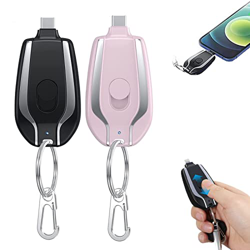 ARAAO Key Chain Charger - 1500mah Mini Power Emergency Pod for iPhone or Type-C,Keychain Portable Charger,Keychain Phone Charger,Mini Portable Charger precio