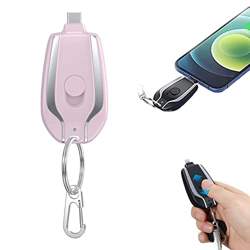 ARAAO Key Chain Charger - 1500mah Mini Power Emergency Pod for iPhone or Type-C,Keychain Portable Charger,Keychain Phone Charger,Mini Portable Charger en oferta
