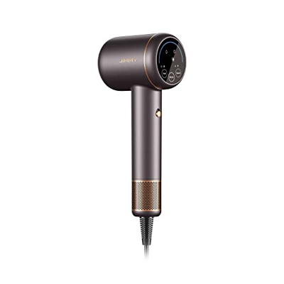 JIMMY F8 Secador ultrasónico con pantalla inteligente, tecnología de hidratación de nanoiones y control de calor