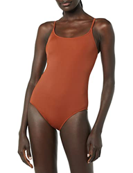 Amazon Essentials One Piece Swimsuit Mujer XL, Marrón en oferta