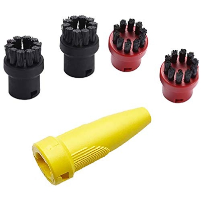 BEUON Cepillo Redondo para SC1 SC2 SC3 SC4 SC5 CTK10 SG4 / 4 Etc Serie Piezas de Limpiador de Vapor Boquilla de Repuesto