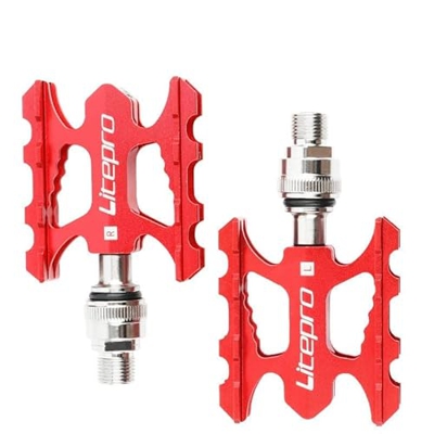 Pedales Mtb Pedal de liberación rápida de bicicleta Pedal ultra luz de aleación de aleación de aluminio Mtb Bicicleta de carretera sin deslizamiento f