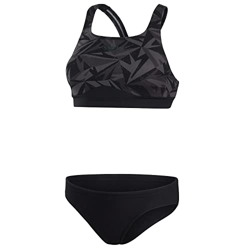 Speedo Bikini de 2 Piezas Hyperboom Mujer, Negro/Gris, 42 (ES 48) precio