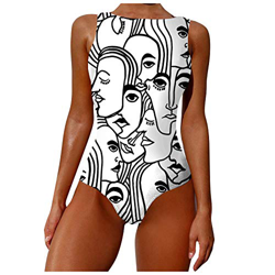 Traje de Baño Africano Mujer Sexy Bikini Tribal Estampado Niñas 1 Pieza Push Up Beachwear Bikini de baño Conjunto Vendaje Mon precio