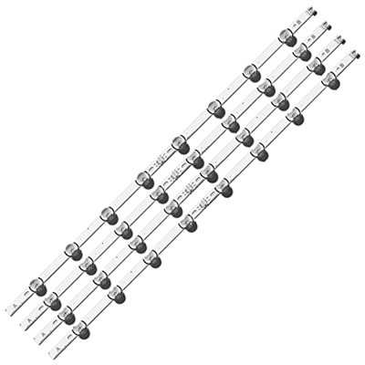 FREPEG Tira de lámpara de retroiluminación LED de 8 Piezas de 807 mm 8 LED for DRT 3.0 39quot_A B Tipo Rev01 140107 390HVJ0139LB561B 39LB5600-UH 39LB5