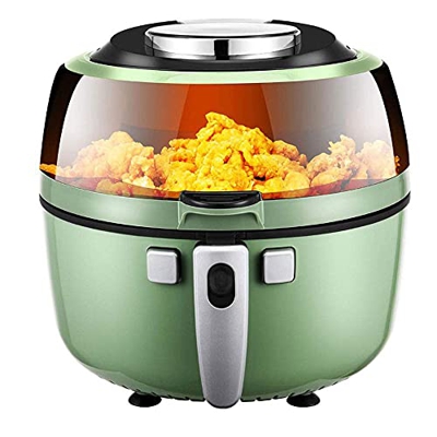 ECONOA Freidora de Aire, freidoras de Aire Caliente Grandes y rápidas de 1350 W y Cocina sin Aceite, Pantalla táctil LED/Asar/Hornear/Mantener Calient