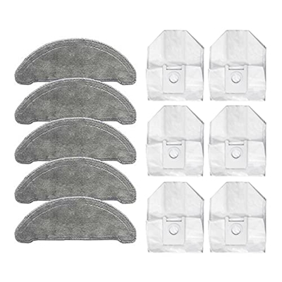 KNOKR Robot aspirador bolsa de polvo trapeador paño de limpieza piezas de repuesto adecuado para ruimi EVE Plus Hoover piezas y accesorios