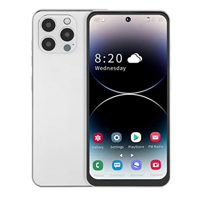 Teléfono Celular I14 Pro MAX, 6.7 Pulgadas, 4 GB de RAM, 128 GB de ROM, Teléfono Inteligente con Android 12, Cámara Frontal de 16 MP Trasera de 8 MP, 