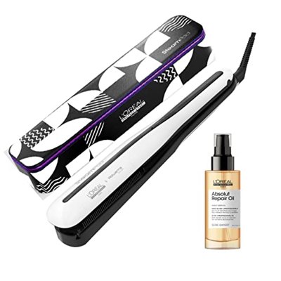 Steampod 3.0 | Edición Limitada Vintage | Plancha de pelo Profesional 2 en 1 | Tecnología Vapor | Aceite Multibeneficio 10 en 1 Absolut Repair | Estuc