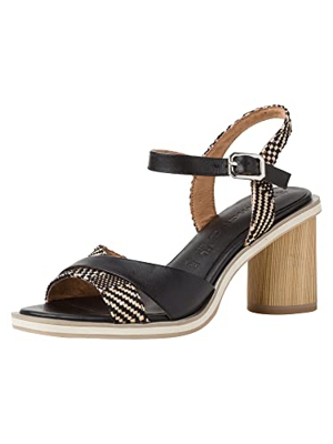 Tamaris 1-1-28306-28, Sandalia con talón Mujer, Peine Negro, 39 EU