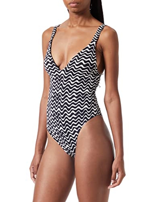 Women'secret Swimsuit Swimsuit Kenya Bikini para Mujer, Black, M