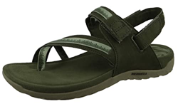 Merrell TERRAN 3 CUSH CONVERT POST Sandalias, Mujer, Verde (Olive), 36 EU en oferta