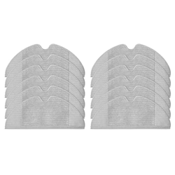 Censous Adecuado para Mijia 1C Robot Aspirador Accesorio 12 Uds Trapo de Limpieza Trapeador, Pieza de Repuesto Utilizado en oferta