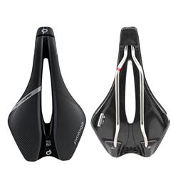 Dimensión 143 Sillín de Bicicleta Carretera MTB Gravel Sillín Asiento de Ciclismo Cojín Sillín Hueco Dimensión T4.0 Rieles TiroX (Color : T4.0 Rails) precio