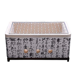 Barbacoa Interior al Aire Libre Parrilla de carbón Estilo japonés Retro Horno de Arcilla Hogar Comercial Vajilla Creativa Función Barbacoa Parrilla Pl en oferta