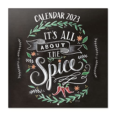Grupo Erik Calendario Lily y Val recetas 2023 - Calendario 2023 pared con certificado FSC - Calendario mensual 30x30cm, lily val recipes, CP23054