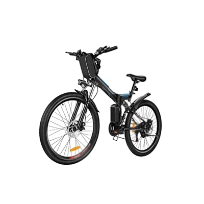 Wonzone ddzxc Bicicletas Eléctricas Plegable Bicicleta De Montaña Con Batería De Litio Desprendible Bicicleta Plegable