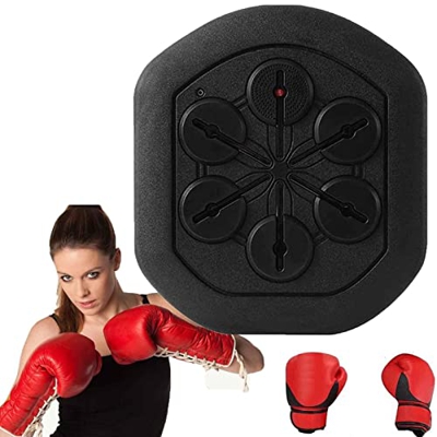 Ben Zhan Probador Fuerza De Equipo De Boxeo, Objetivo De Pared Práctica Boxeo Electrónico, con Música, Equipo De Boxeo De Coordinación Y Reacción De O