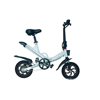 Wonzone ddzxc Bicicletas eléctricas Motor de batería Bicicleta eléctrica plegable 12 pulgadas Neumáticos Bicicleta Adulto Ebike Marco de aleación de a