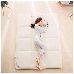 XOTAK Colchón de Futón Japonés Topper Plegable Colchón de Sueño Grueso Suave Palmation Protector Colchón de Piso Dormitorio para Dormir, Gris Claro, R en oferta