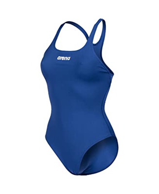 ARENA Women's Team Swimsuit Swim Pro Solid, Traje De Baño Una Pieza Mujer, Royal-white, 38