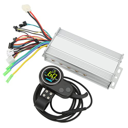 Raguso Kit de Controlador sin Escobillas, Kit de Controlador de Motor de Disipación de Calor 36V 48V Acelerador de Pulgar 1000W para Bicicleta Eléctri precio