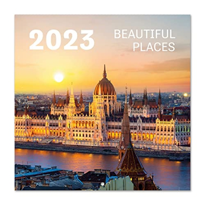 Grupo Erik Calendario Beautiful Places 2023 - Calendario 2023 pared con certificado FSC - Calendario mensual 30x30cm, CP23066
