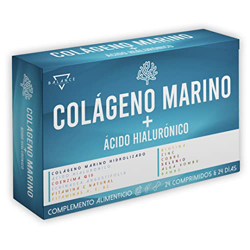 Colágeno Marino con Ácido Hialurónico | Colageno Marino Hidrolizado | Colageno Marino, para piel, articulaciones y huesos | 15 ingredientes activos: c precio
