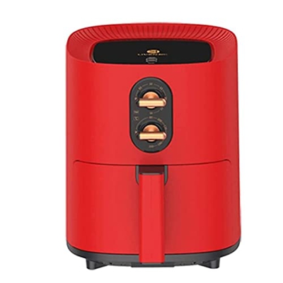 ECONOA Freidora de Aire para Uso doméstico Freidoras de 8L Aire Libre de Aceite Capacidad de 1350W Perilla Ajustable de Aire de bajo Aceite de Gran Ca