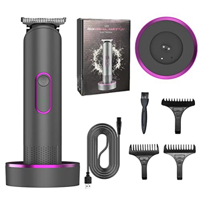 Layhou Maquina Cortar Pelo Profesional, cortadora de cabello inalámbrica, Recargable Rasuradora Cuerpo, kit de peinado y por USB para uso doméstico de