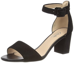 Clarks Deva Mae, Tira de Tobillo Mujer, Negro (Black 684), 41.5 EU características