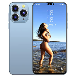 OLIPPO i14proMax Smartphone 6.8 Pulgadas HD Teléfono móvil 7800 mAh batería 5G Smartphone Dual SIM Desbloqueo Facial Tres cámaras con AI 4 GB RAM, 64  precio