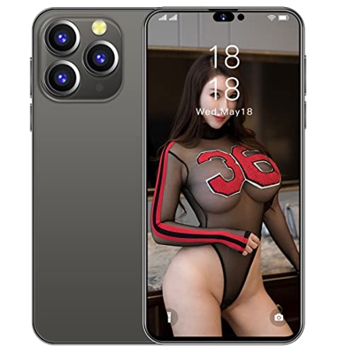 OYhmc i14proMax Dual SIM/GPS/Face ID 6.8 Pulgadas Teléfonos celulares Baratos y Buenos 8GB ROM 32MP + 50MP Android 12 5G 7800mAh Batería Teléfono Inte