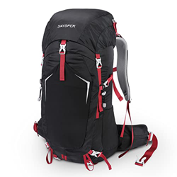 SKYSPER 50L Mochilas de Senderismo Impermeable Hombres Mujeres Mochilas de Trekking Mochila de viaje Mochila multifuncional para Acampar al aire libre precio