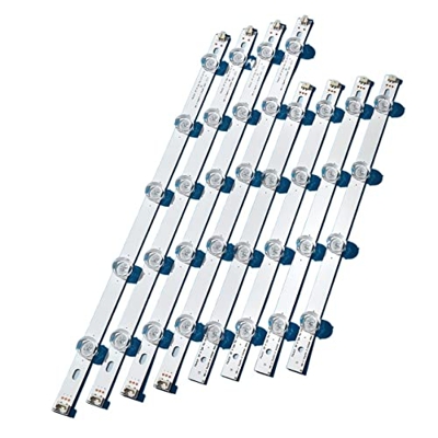 FREPEG Tira LED de 8 Piezas for 2,0 39"A/B Tipo Rev 0,0 39LN5100 39LN5400 39LA6200 39LN5300 39LN540V 39LA620S HC390DUN-VCFP1 reemplazo de retroilumina