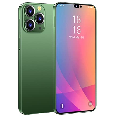 OLIPPO i14proMax Tres cámaras 48MP Teléfono móvil económico 5G Teléfono Inteligente económico 4 GB de RAM, 64 GB de ROM 7800 mAh Teléfonos celulares B