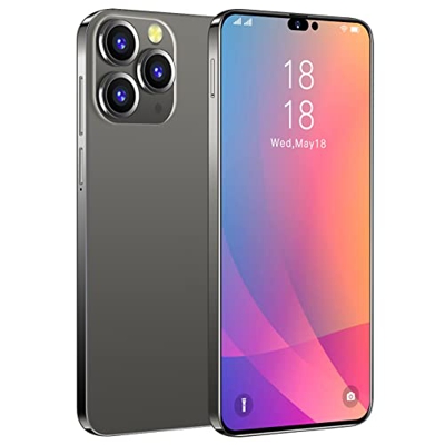 OLIPPO i14proMax Tres cámaras 48MP Teléfono móvil económico 5G Teléfono Inteligente económico 4 GB de RAM, 64 GB de ROM 7800 mAh Teléfonos celulares B