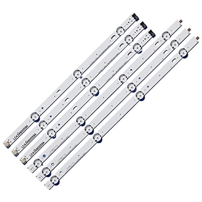 FREPEG Tira de LED for iluminación Trasera 7 lámpara for 17Y 43 Pulgadas_ Tipo A LC43490059A 43UJ634V 43UJ630 43UJ630-ZA 43UJ6309 HC430DGG-SLTL13 reem
