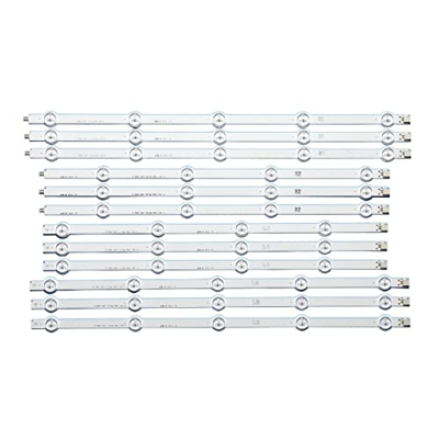 FREPEG Kit 12 PCS Tira de LED for iluminación Trasera for 47LN 47LA620S 47LN5400 6916L-1174A 6916L-1175A 6916L-1176A 6916L-1177A reemplazo de retroilu