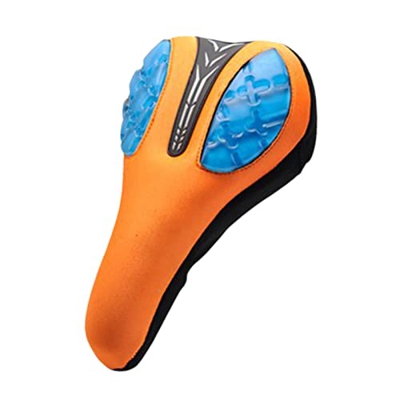 NICERAM Cojín para Asiento de Bicicleta - Funda para Asiento de Bicicleta estática Acolchada con Espuma viscoelástica,Cubierta de Asiento de Bicicleta
