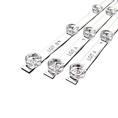 FREPEG Tira de LED for iluminación Trasera de 3 Piezas for 32MB25VQ 32LF5800 32LB5610 DRT 3,0 32 32LF592U 32LF561U NC320DXN VSPB1 LC320DUH FG P2 32LF5