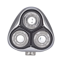 SXOPU Cuchilla de afeitar de los hombres eléctricos lavables Cabezas flotantes 3D recargable de afeitar cabezal de reemplazo for la barba Trimmer Km-2 en oferta