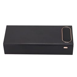 FUWE 18650 Power Bank Case, Compact 2 USB Output Portable 18650 DIY Power Bank Smart Universal para la Mayoría de los Teléfonos Móviles(Negro) en oferta